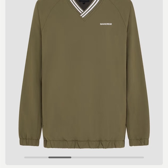 Olive Windbreaker Jacket - Picture 2 of 4